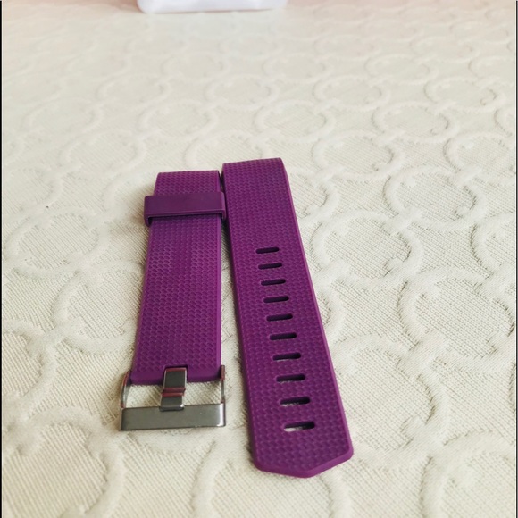 Fitbit Charge 2 Plum Classic Silicone Band - Picture 7 of 7